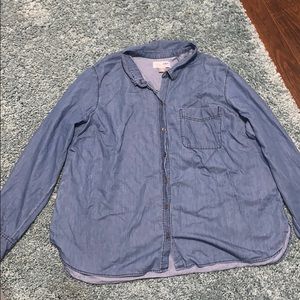 Denim Old Navy button shirt